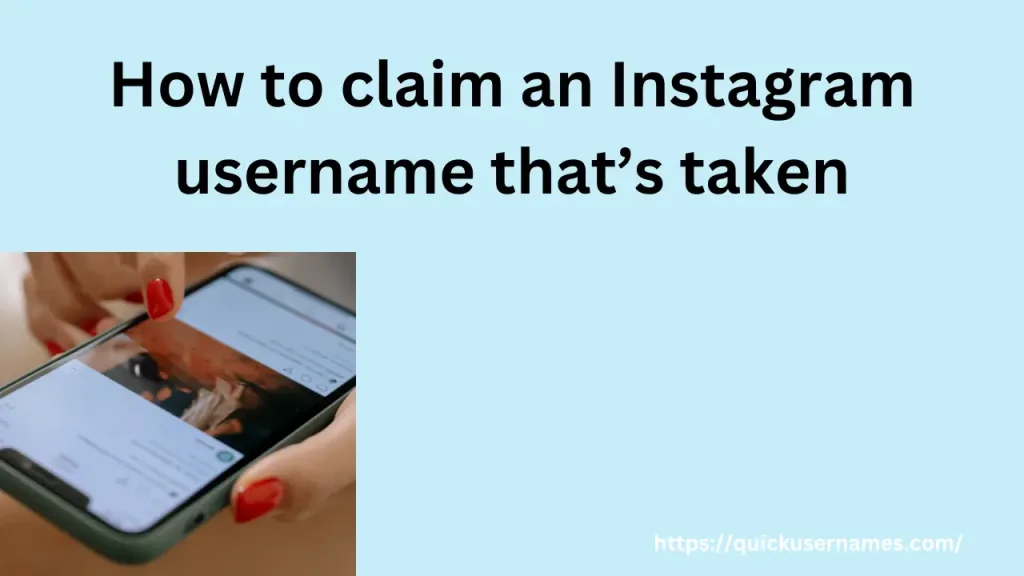 How to claim an Instagram username that’s taken