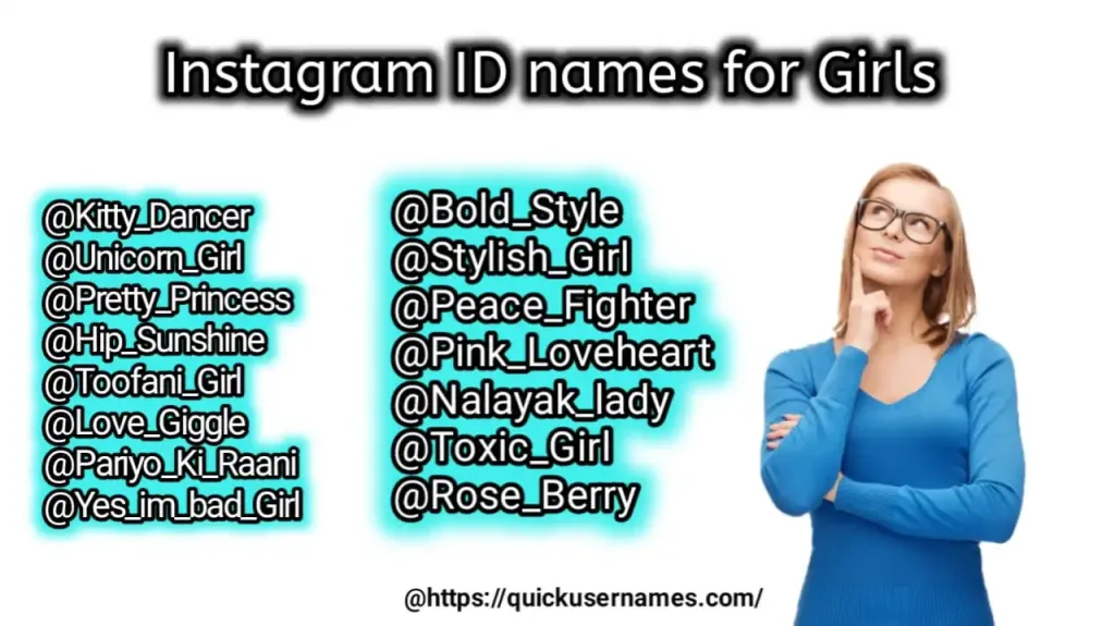 Instagram ID names for Girls