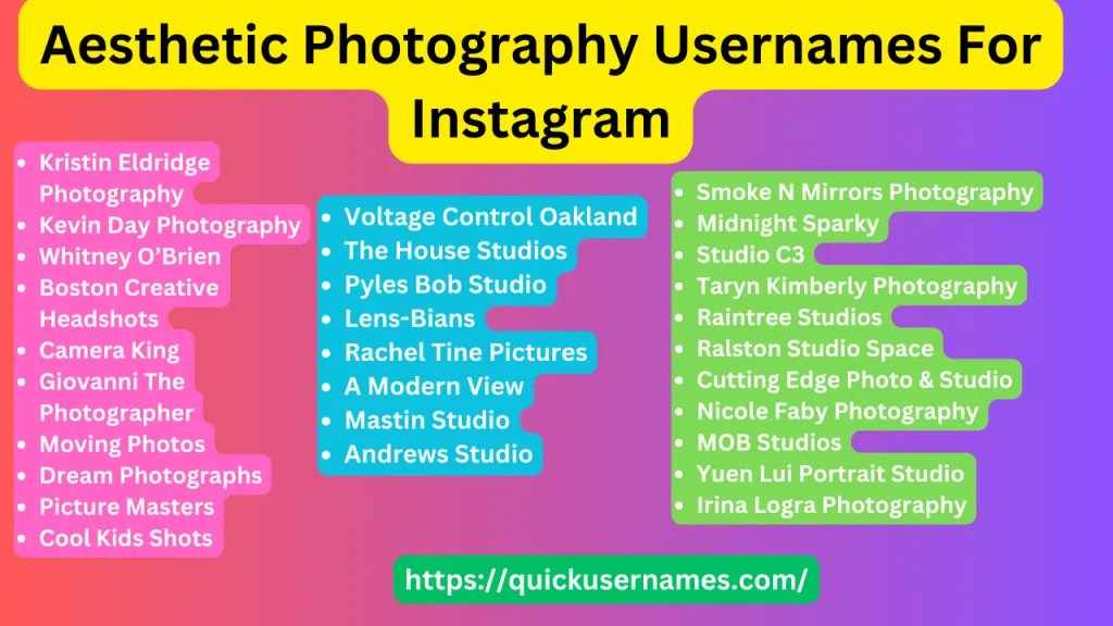 Aesthetic Photography Usernames For Instagram, moving photos