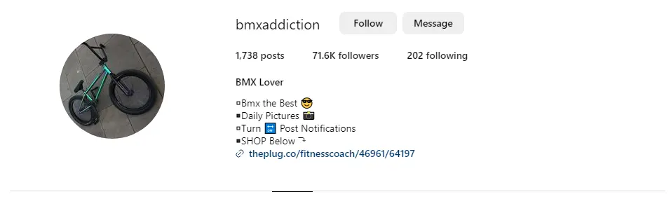 bmx addiction instagram profile