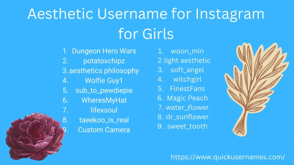 Aesthetic Username for Instagram for Girls, woon_min