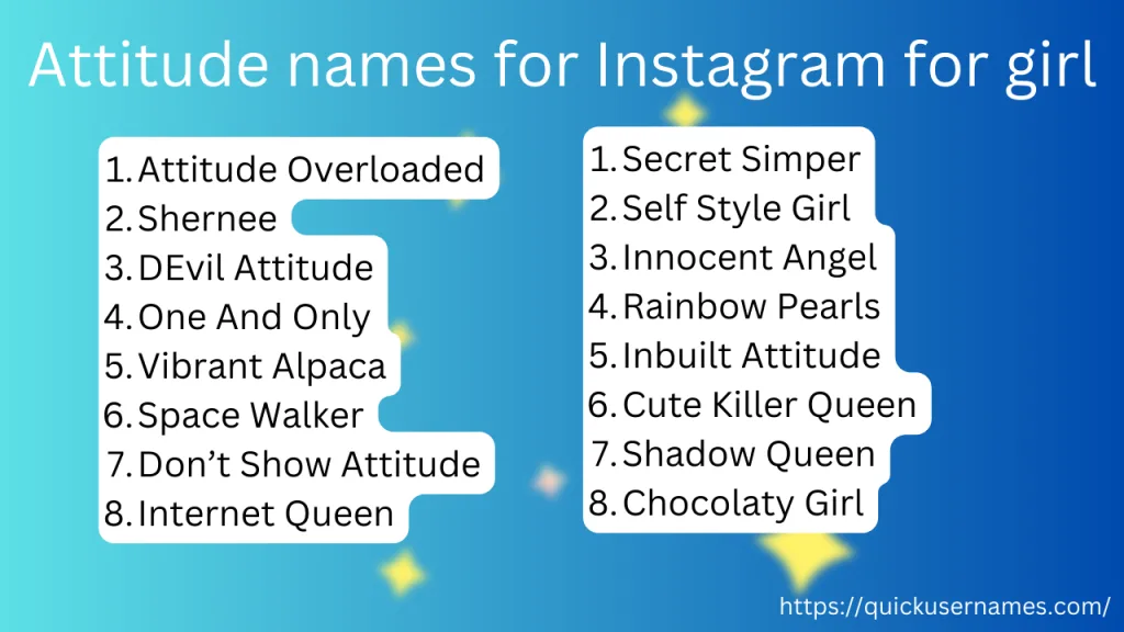Dear pinky Instagram name, attitude names for Instagram for girls