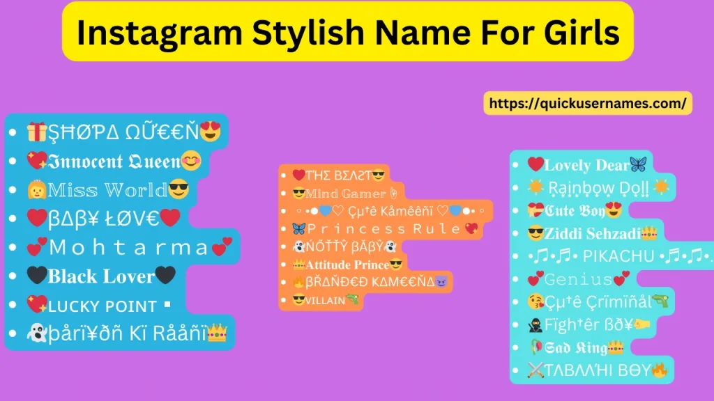 Instagram Stylish Name For Girls, shop queen,